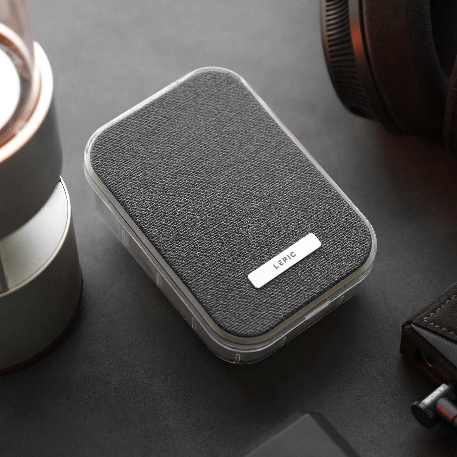 Amazon | LEPIC LPC-JB-DG JUKEBOX イヤホンケース CHARCOAL